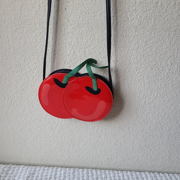 other Handbags - Cherry Red And Black Women's Crossbody Bag Purse